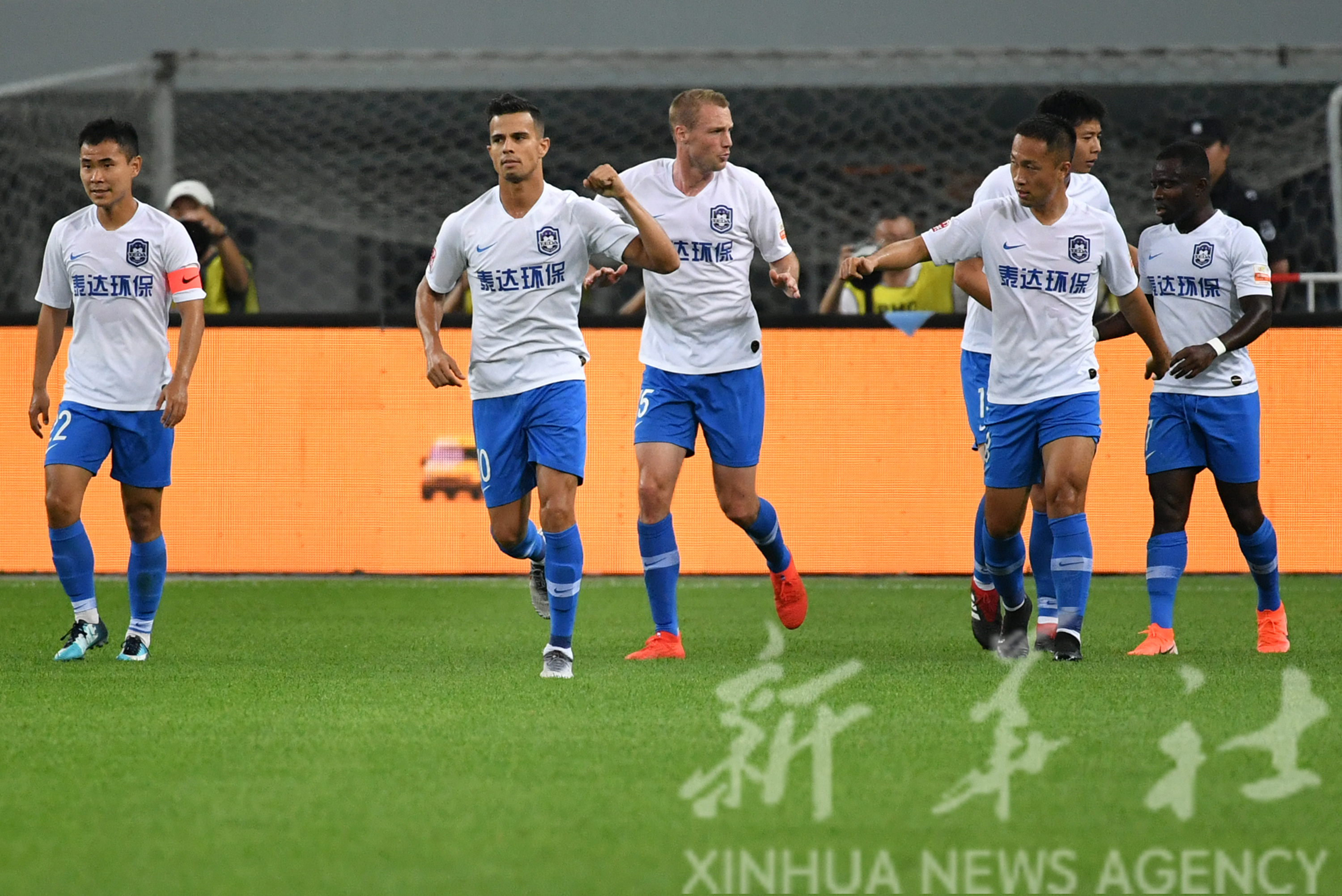 od体育平台-天津泰达队集体提升，稳居中游